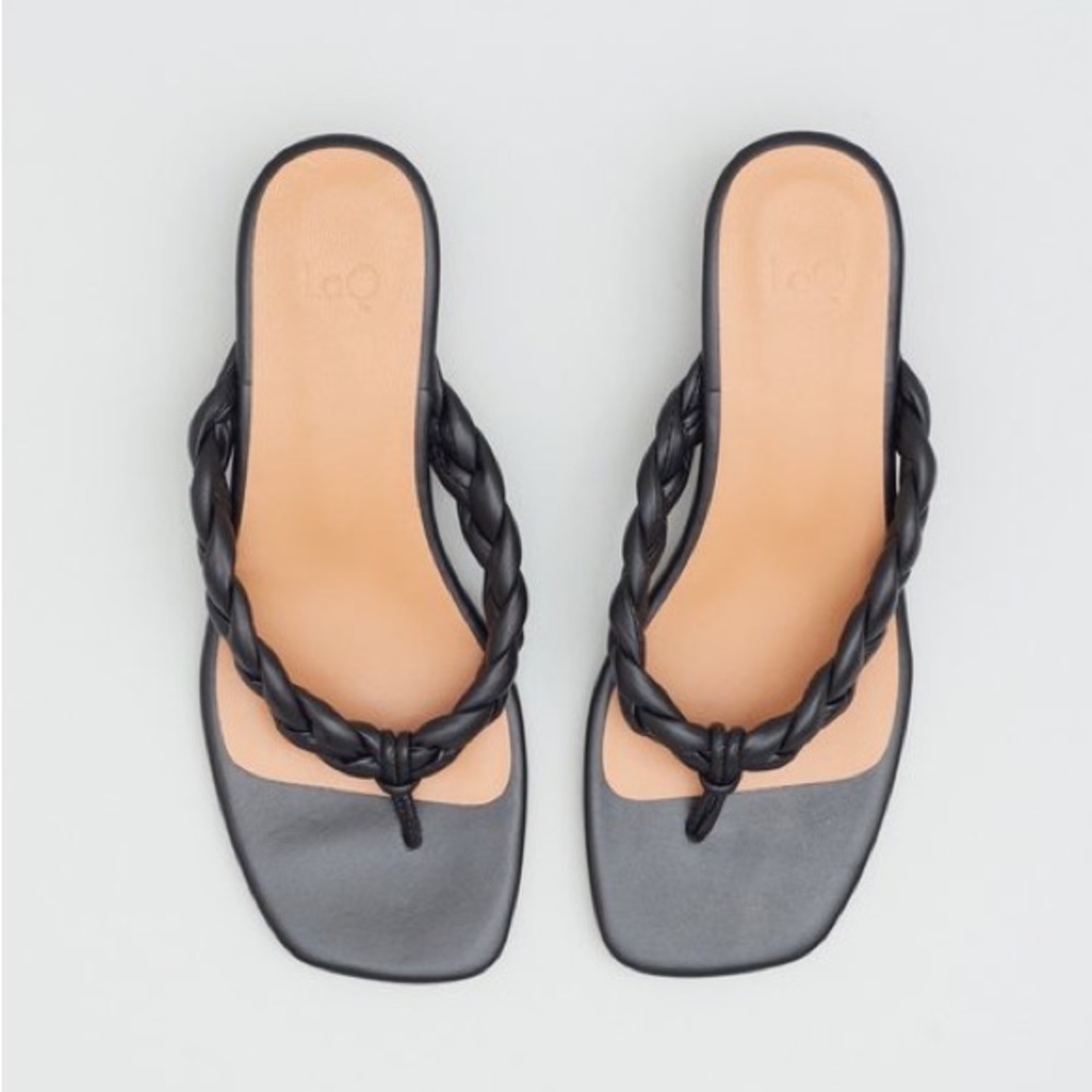 LoQ Braided Luz Sandal Size 8 Black - Picture 4 of 16